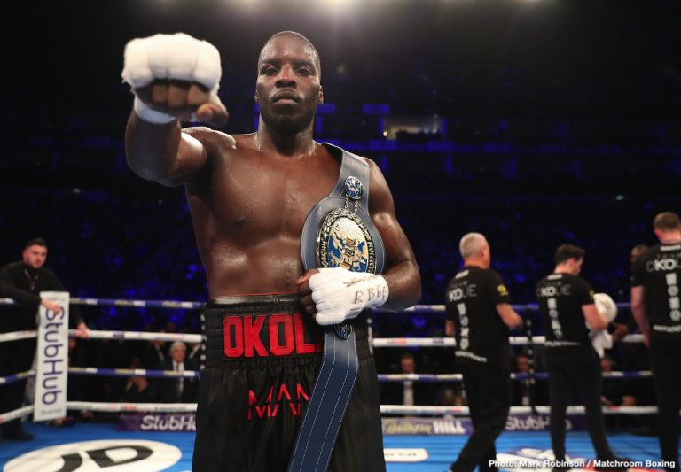 Lawrence Okolie Thinking Big: Aims To Unify The World Cruiserweight Titles Then Move Up To Heavyweight