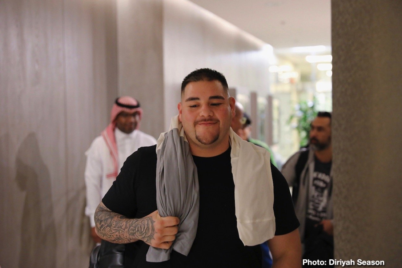 Joshua vs Ruiz 2: Andy Ruiz Lands In Saudi Arabia For Clash On The Dunes