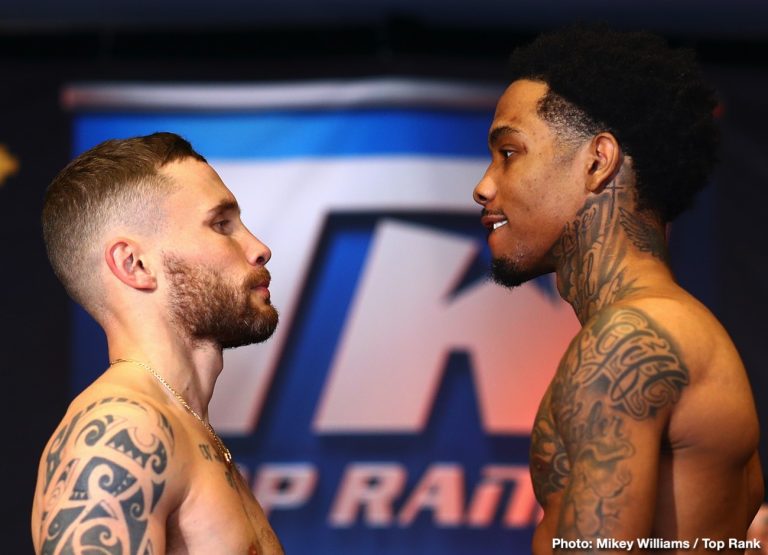 Valdez vs Lopez and Frampton-McCreary Weigh In Results