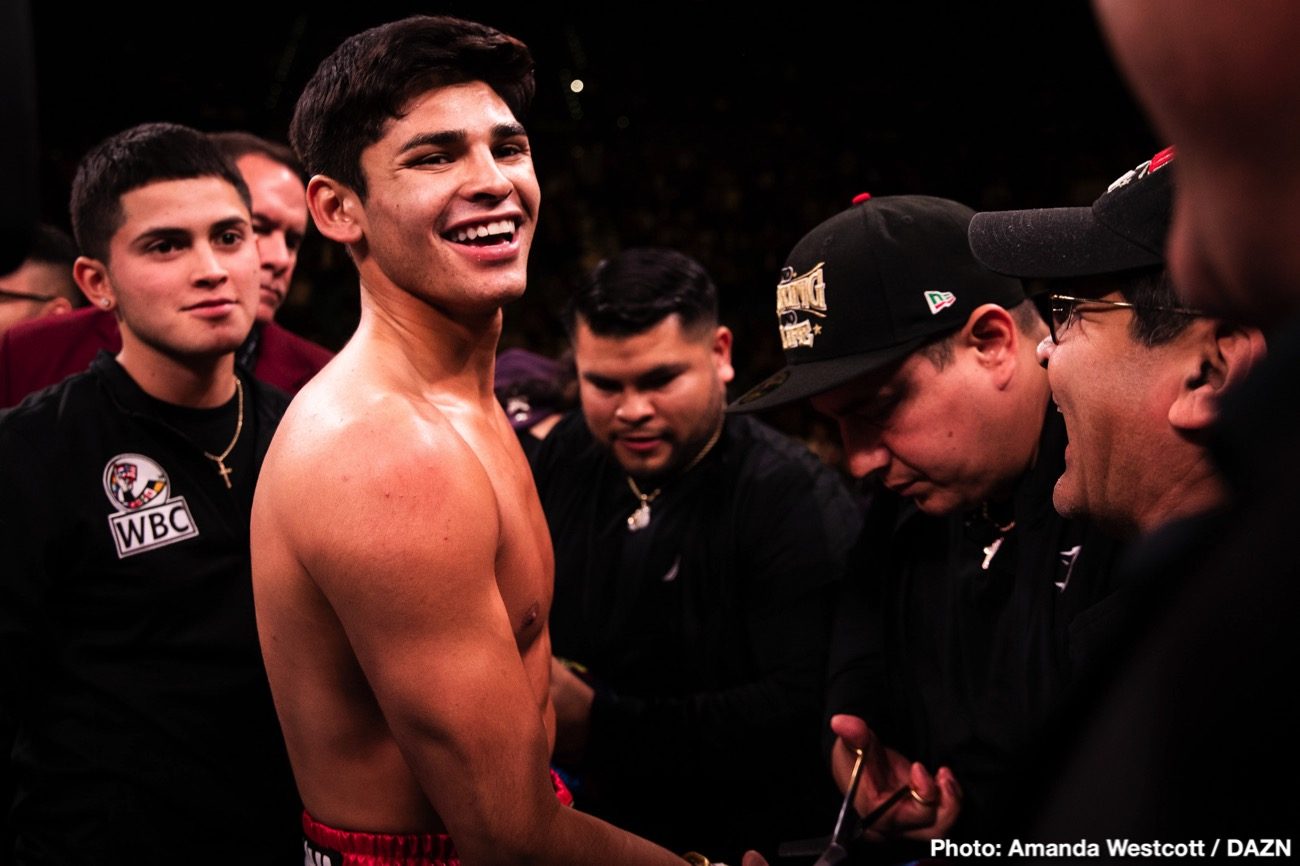 Ryan Garcia says Tank Davis and Mayweather Promotions needs him for mega-fight