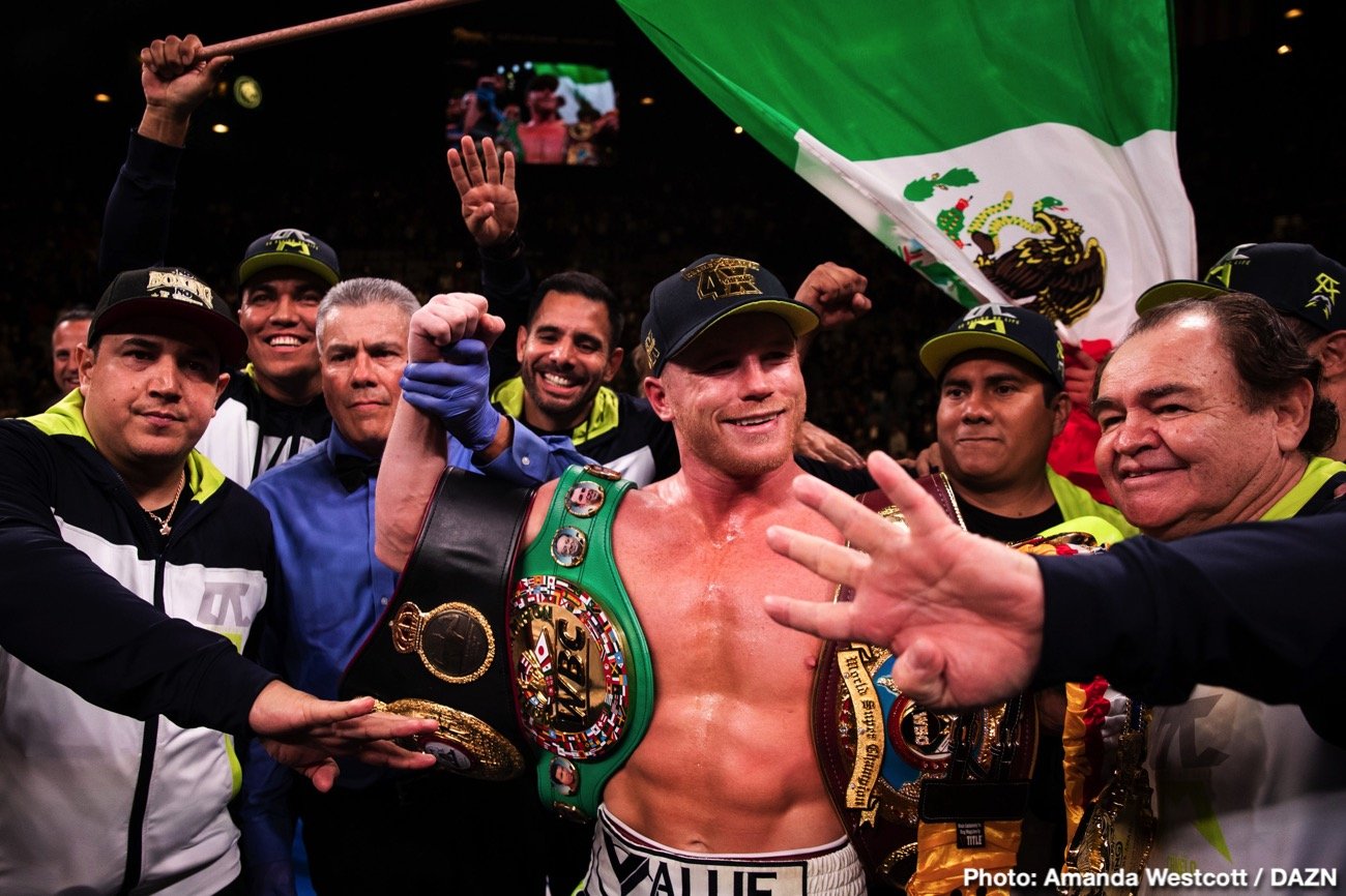 Canelo vs. Saunders preliminary talks started for May 2020