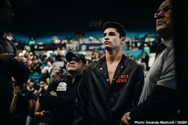 Ryan Garcia vowing to come back with a vengeance