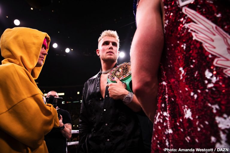 Jake Paul talks KSI, McGregor and Ryan Garcia