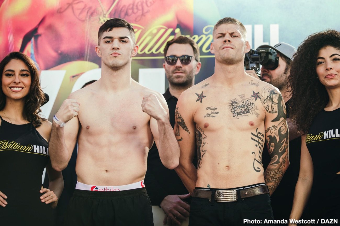 Saunders vs Coceres, Haney vs Santiago DAZN Weigh In Results