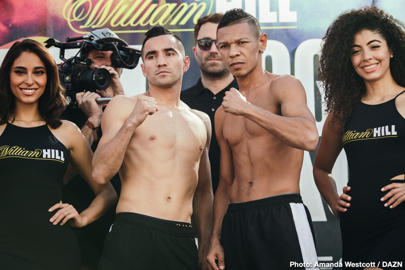 Saunders vs Coceres, Haney vs Santiago DAZN Weigh In Results