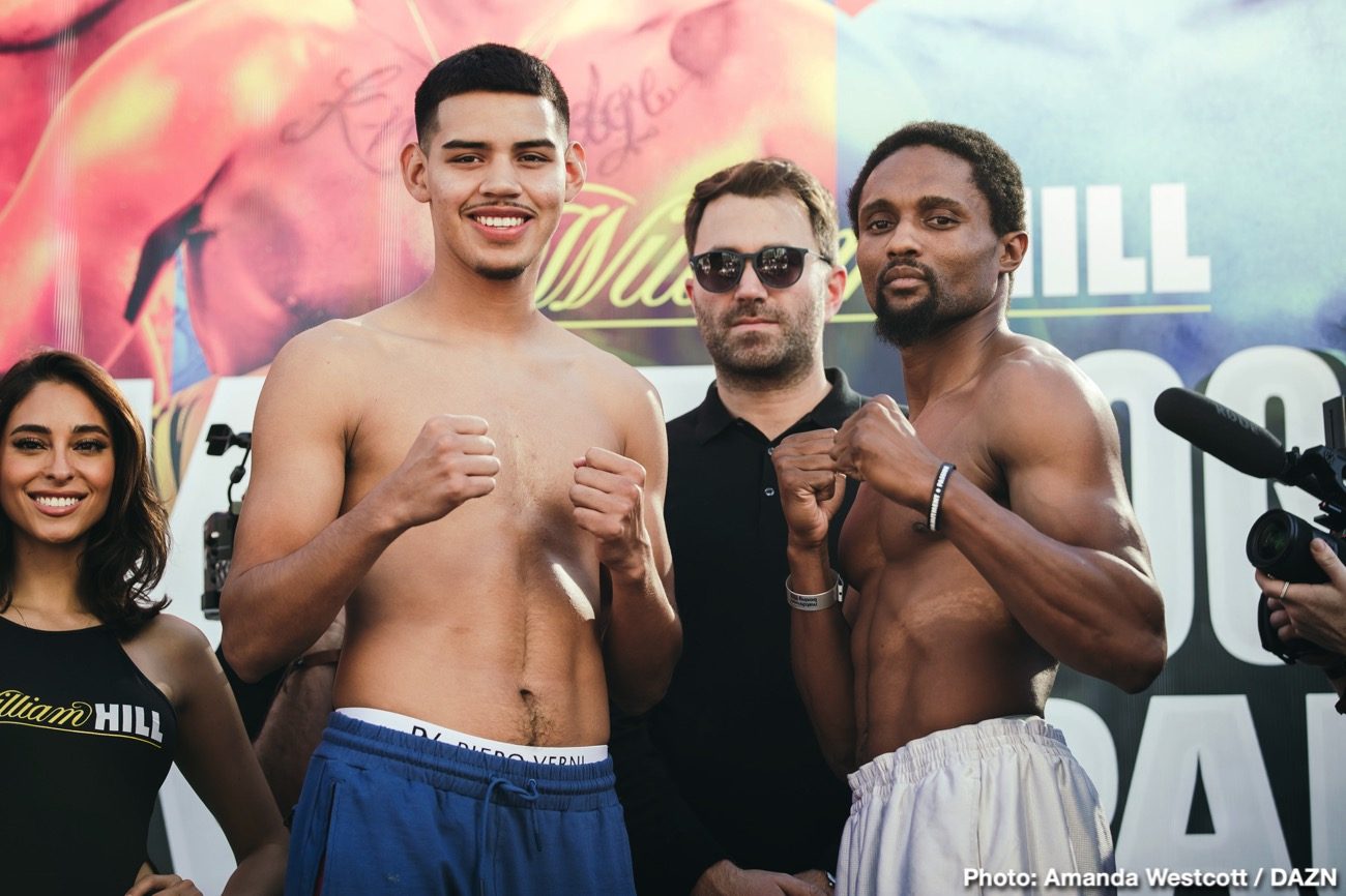 Saunders vs Coceres, Haney vs Santiago DAZN Weigh In Results