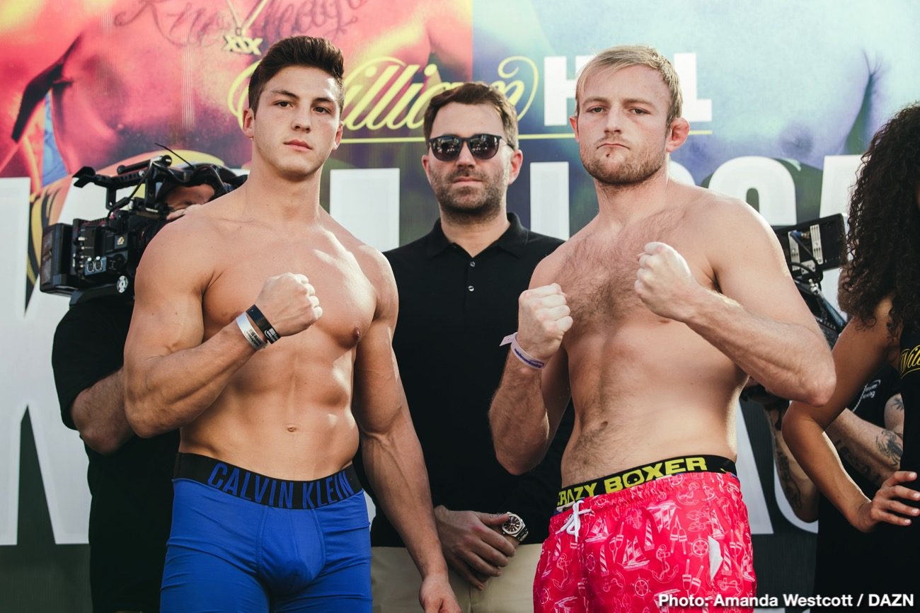 Saunders vs Coceres, Haney vs Santiago DAZN Weigh In Results