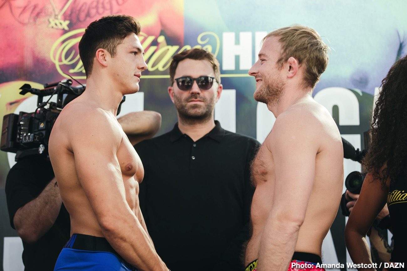 Saunders vs Coceres, Haney vs Santiago DAZN Weigh In Results
