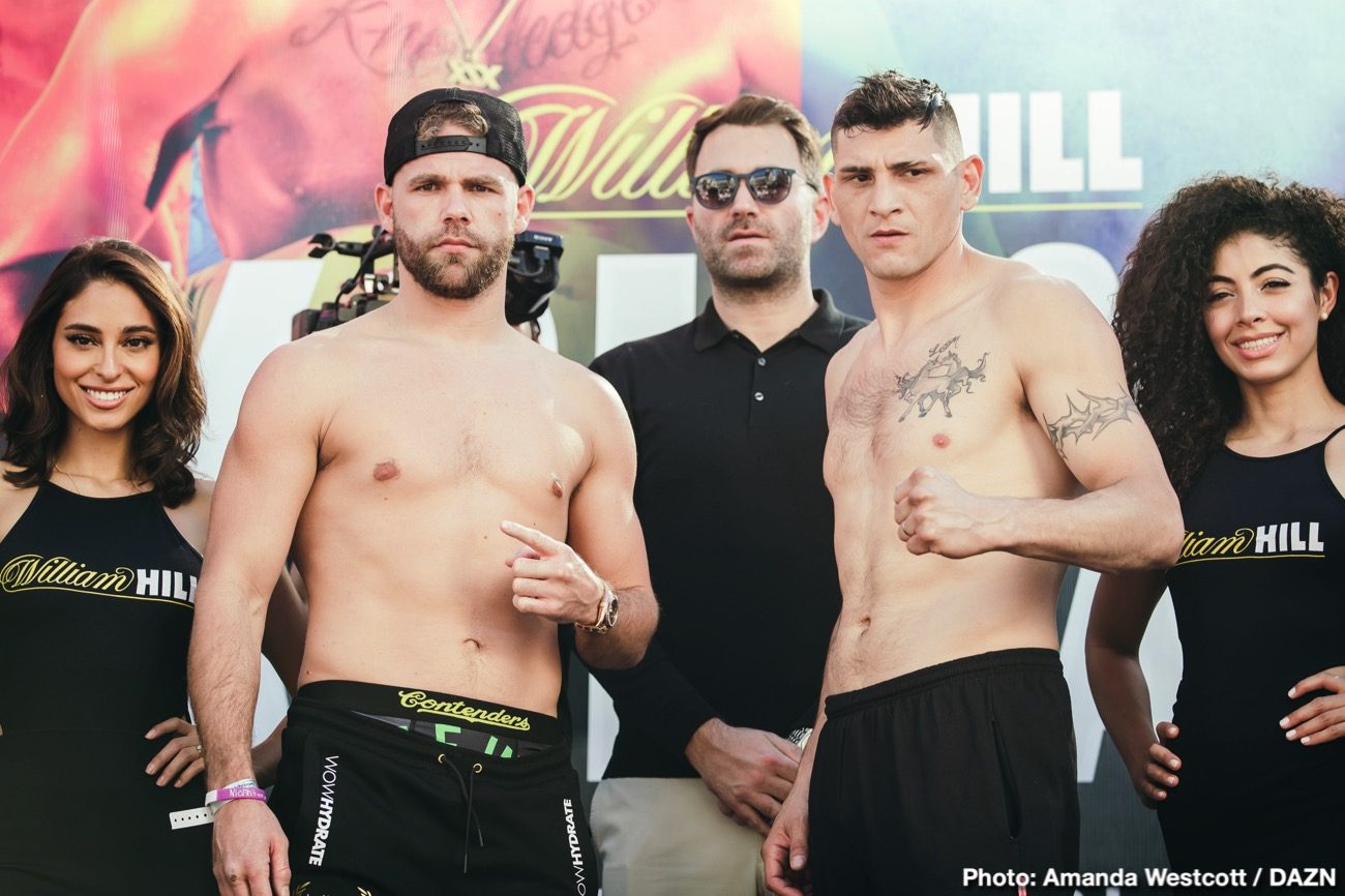 Saunders vs Coceres, Haney vs Santiago DAZN Weigh In Results