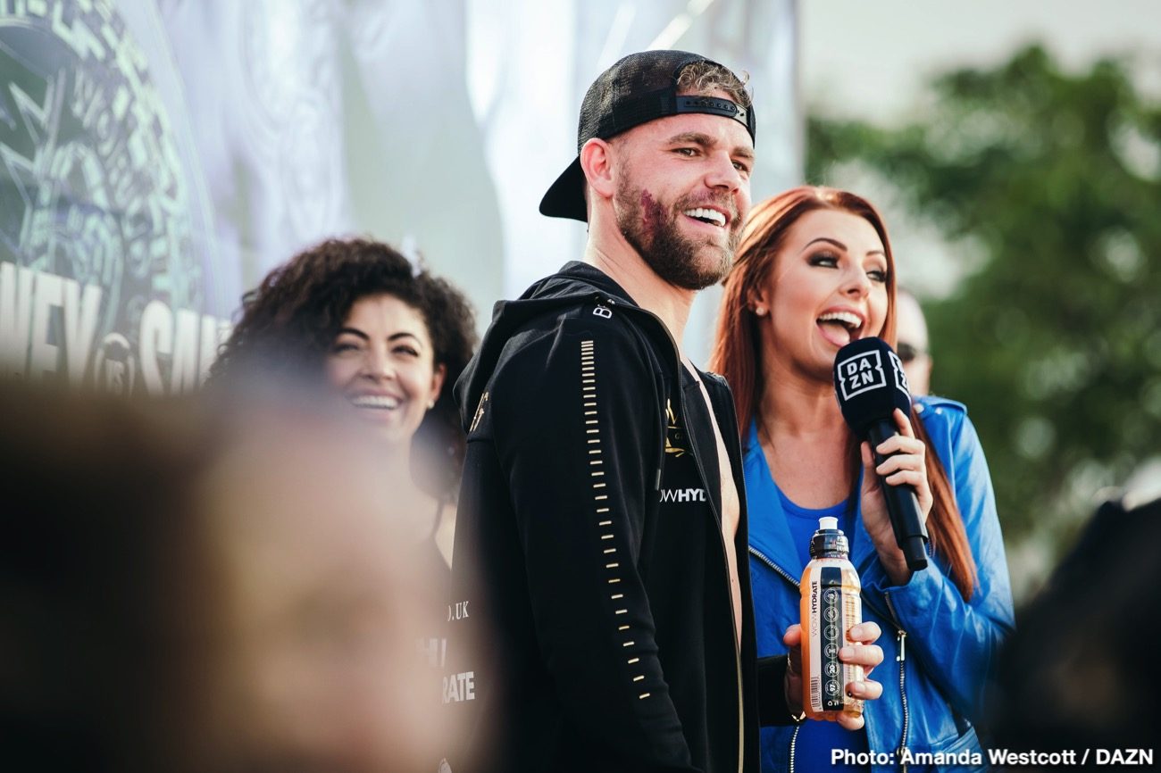 Saunders vs Coceres, Haney vs Santiago DAZN Weigh In Results
