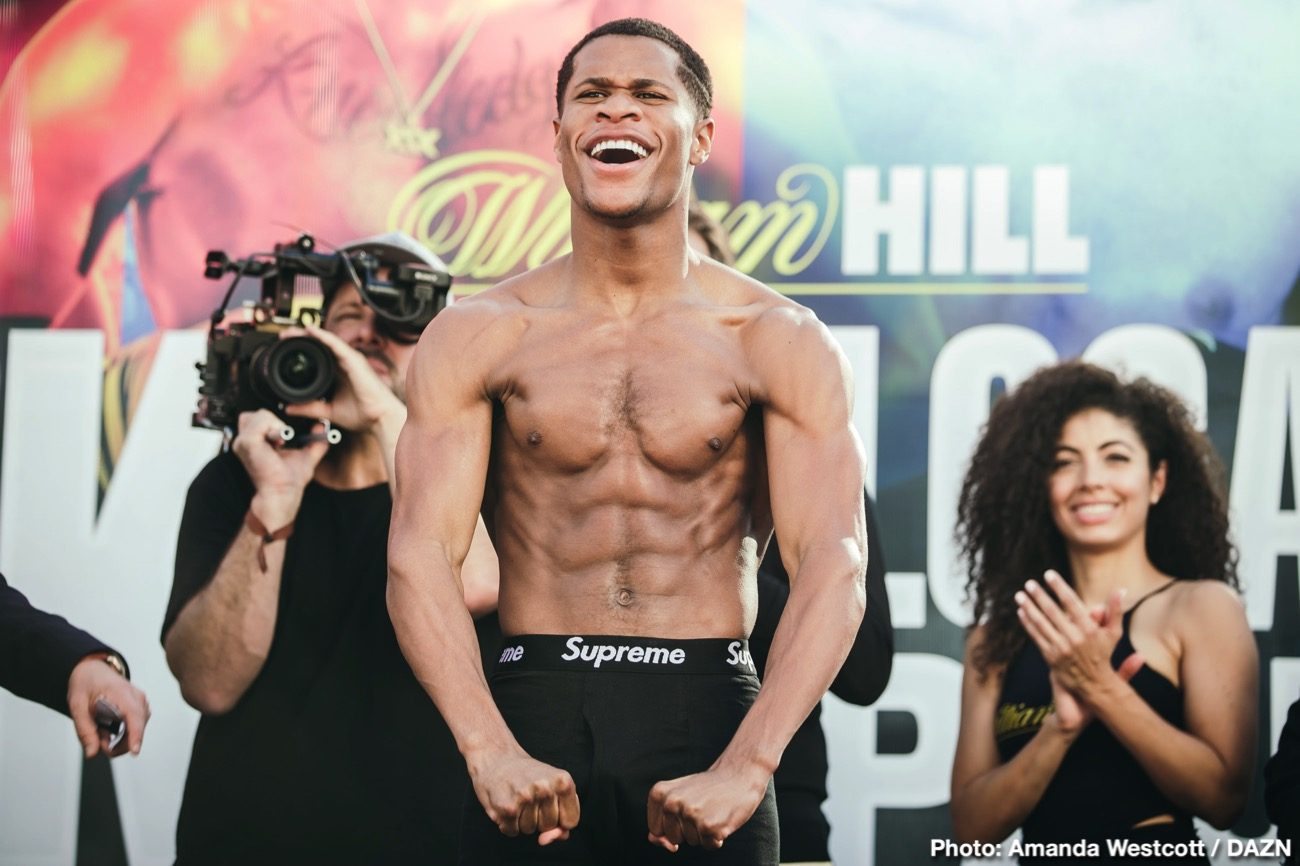 Saunders vs Coceres, Haney vs Santiago DAZN Weigh In Results
