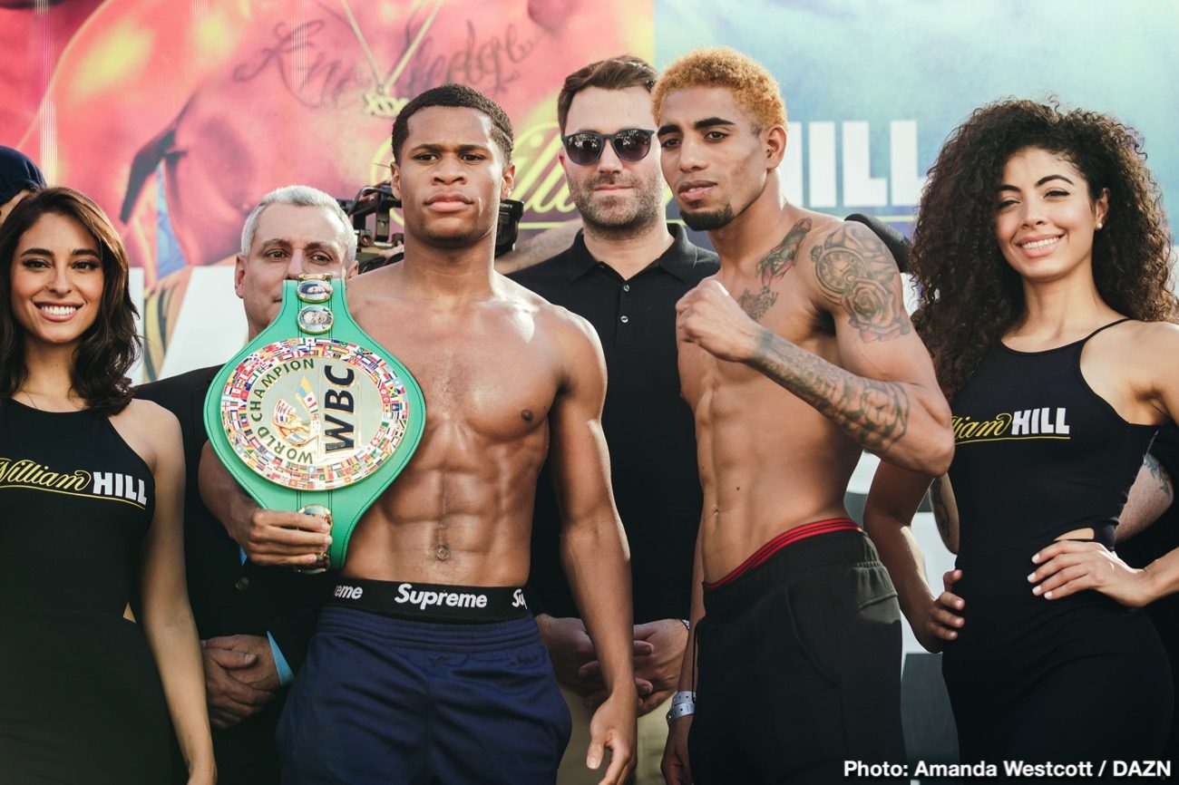 Saunders vs Coceres, Haney vs Santiago DAZN Weigh In Results