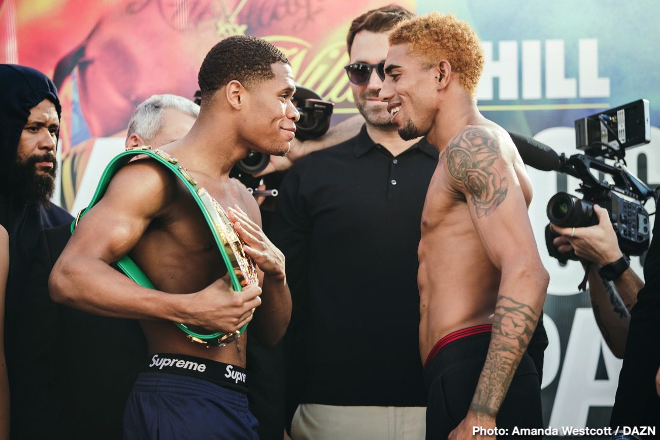 Saunders vs Coceres, Haney vs Santiago DAZN Weigh In Results