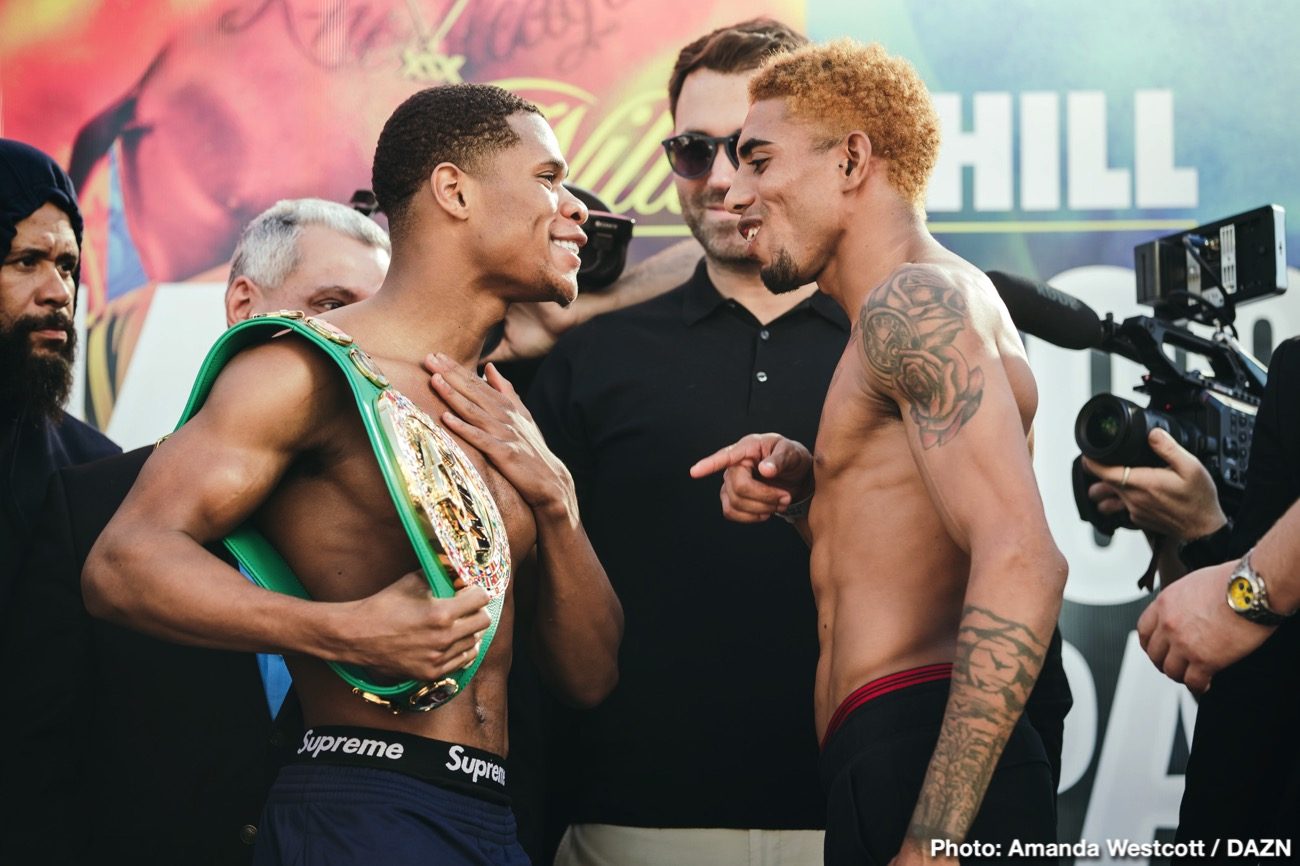 Saunders vs Coceres, Haney vs Santiago DAZN Weigh In Results
