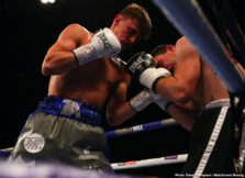 Tom Aitchson v Matija Petrinic In a poor performance, WBA Super World super middleweight champion Callum Smith (27-0, 19 KOs) labored hard to win a 12 round unanimous decision over John 'Gorilla' Ryder (28-5, 16 KOs) on Saturday night at the M&S Bank Arena in Liverpool.