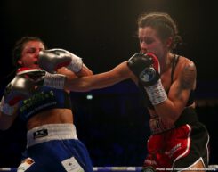 Terri Harper Vs Viviane Obenauf Anthony Crolla, Hopey Price, Katie Taylor - Crolla signs off with points win in final fight