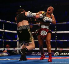 Katie Taylor Vs Christina Linardatou Anthony Crolla, Hopey Price, Katie Taylor - Crolla signs off with points win in final fight