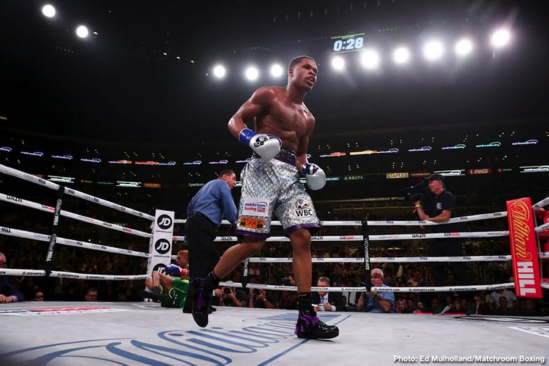 Devin Haney : "I'm anxious to get back in the ring. I want all the smoke"