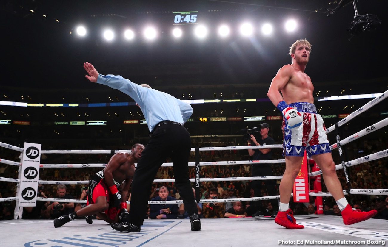 Live Updates: KSI defeats Logan Paul - Haney beats Santiago; Saunders KOs Coceres - DAZN