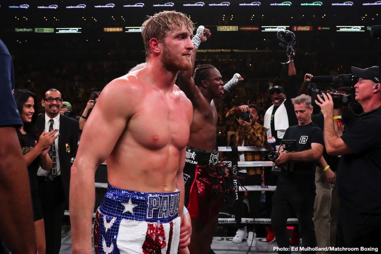 Live Updates: KSI defeats Logan Paul - Haney beats Santiago; Saunders KOs Coceres - DAZN
