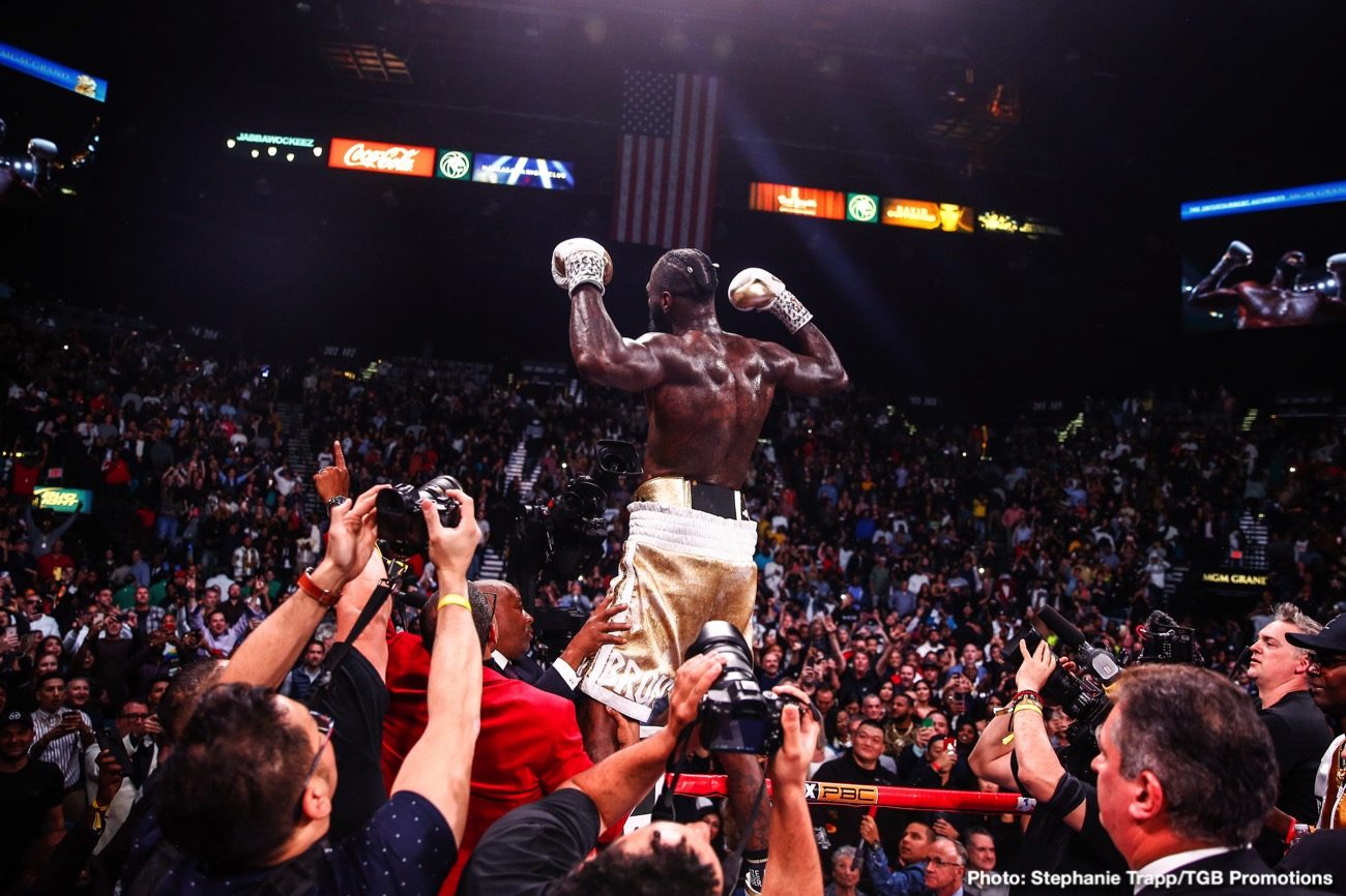 RESULTS: Wilder KOs Ortiz In Seven, Santa Cruz Wins