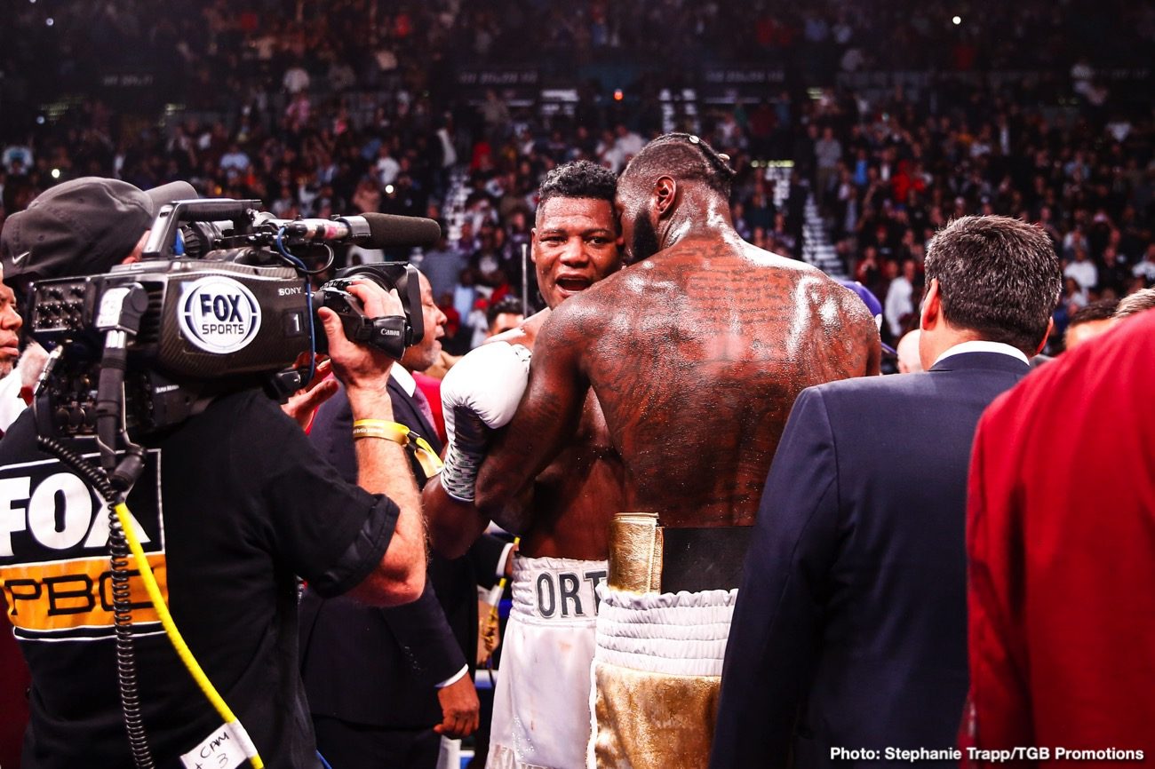 RESULTS: Wilder KOs Ortiz In Seven, Santa Cruz Wins