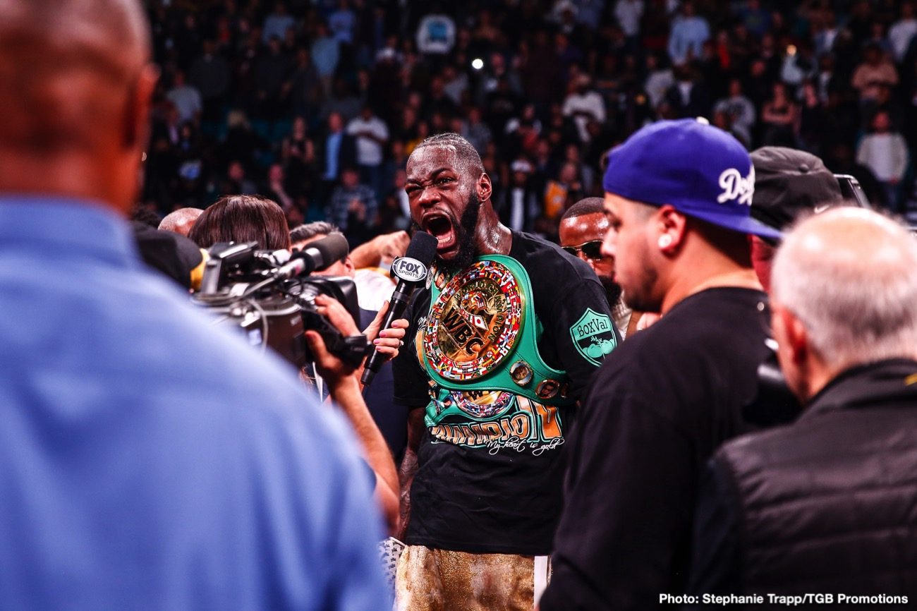 RESULTS: Wilder KOs Ortiz In Seven, Santa Cruz Wins