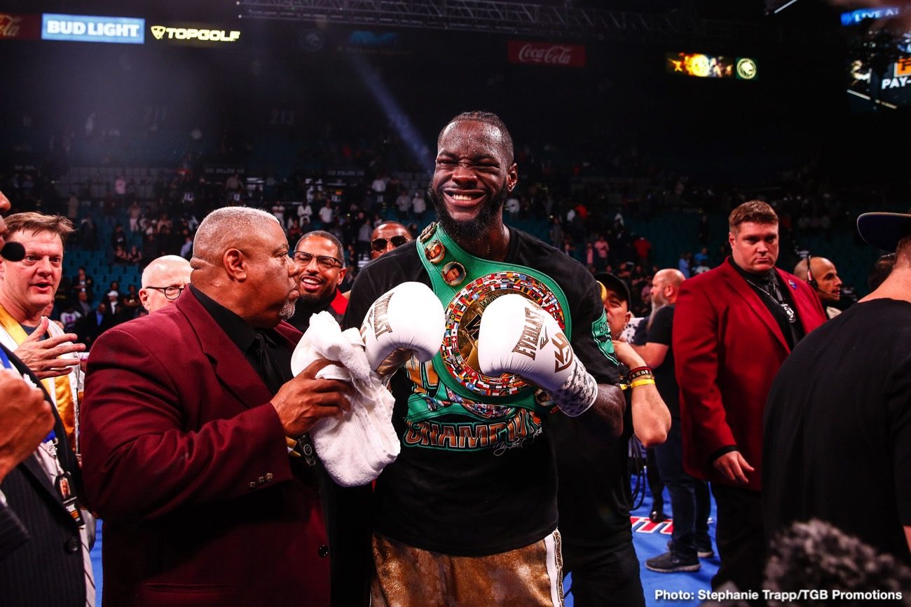 RESULTS: Wilder KOs Ortiz In Seven, Santa Cruz Wins