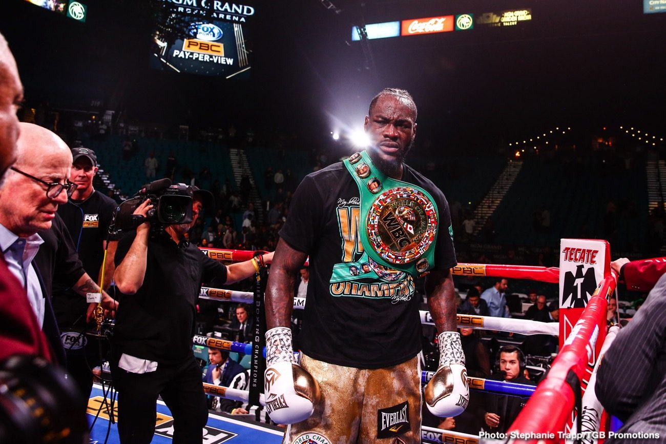 RESULTS: Wilder KOs Ortiz In Seven, Santa Cruz Wins