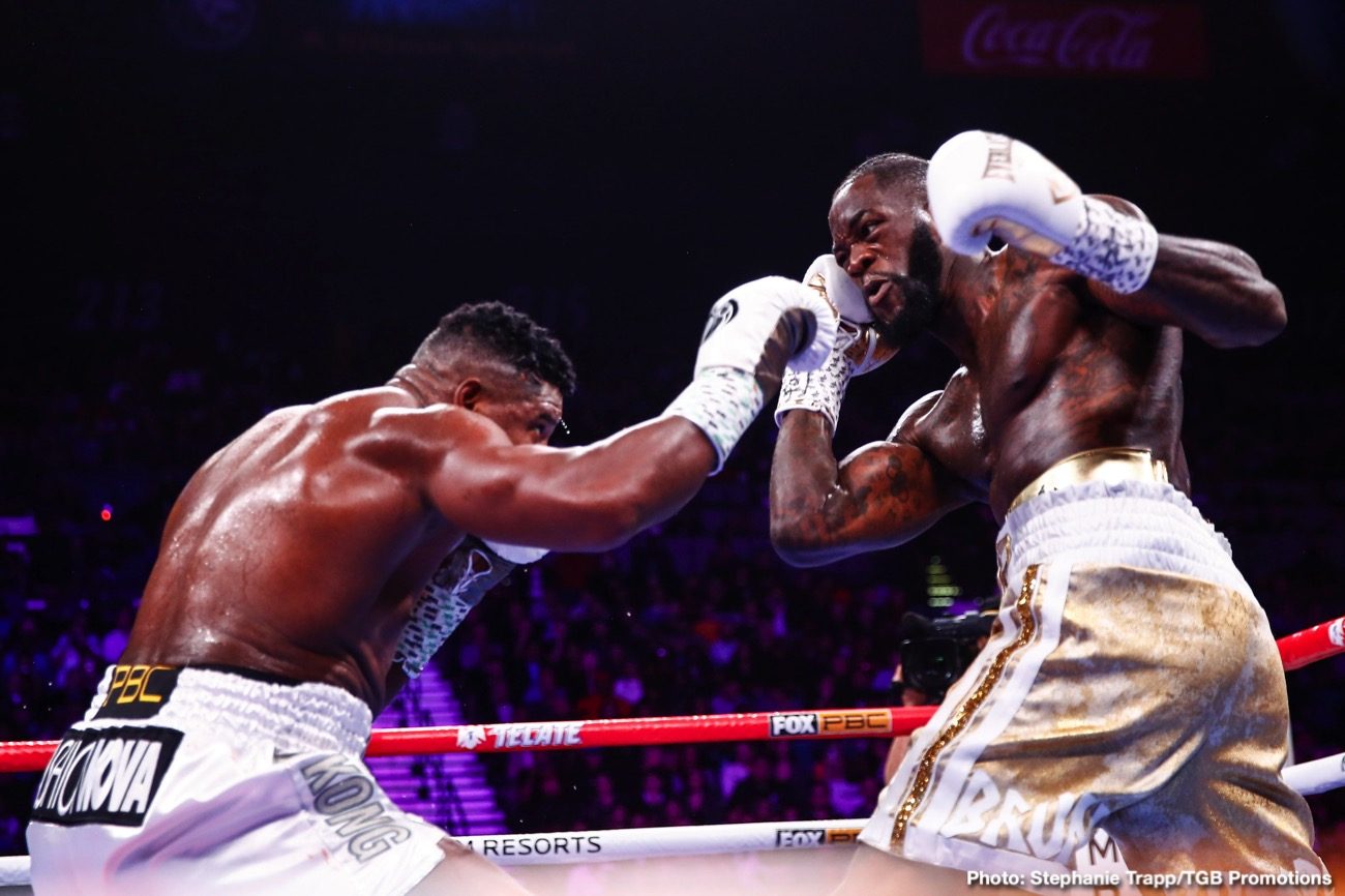 RESULTS: Wilder KOs Ortiz In Seven, Santa Cruz Wins