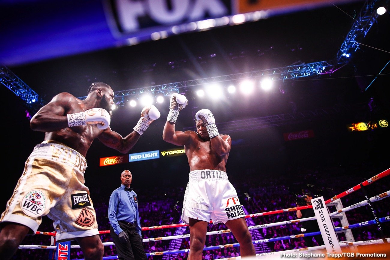 Wilder SMASHES Ortiz, next up is Tyson Fury