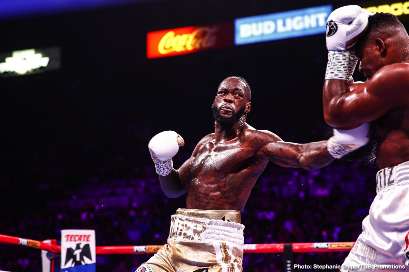 RESULTS: Wilder KOs Ortiz In Seven, Santa Cruz Wins