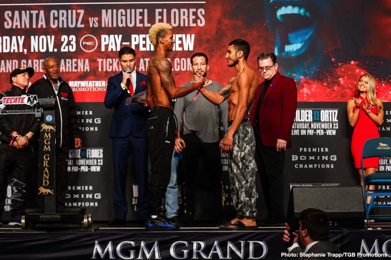 Luis Ortiz looks TRIM for Deontay Wilder rematch - weigh-in results