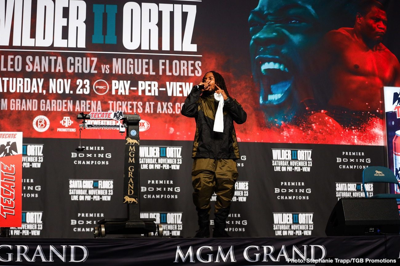 Luis Ortiz looks TRIM for Deontay Wilder rematch - weigh-in results