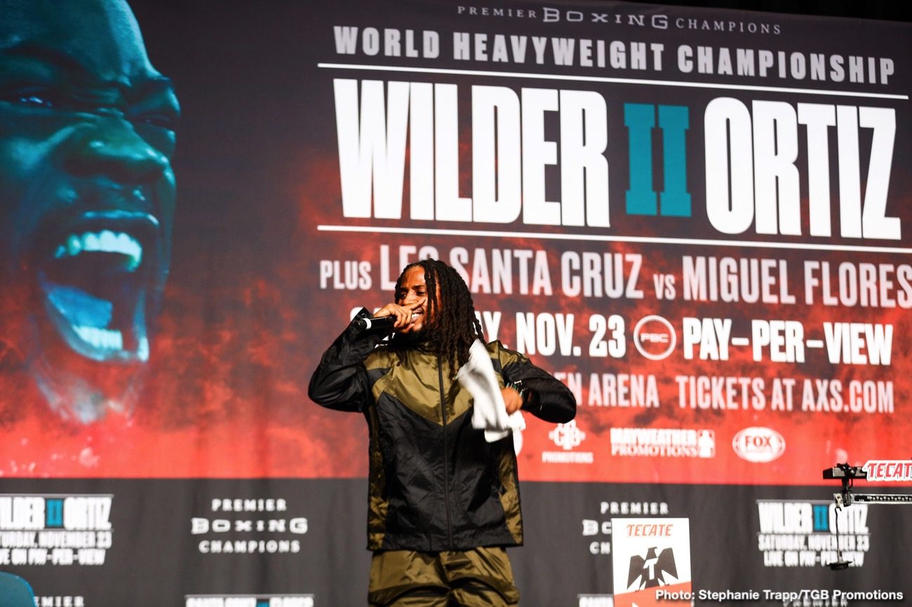 Luis Ortiz looks TRIM for Deontay Wilder rematch - weigh-in results