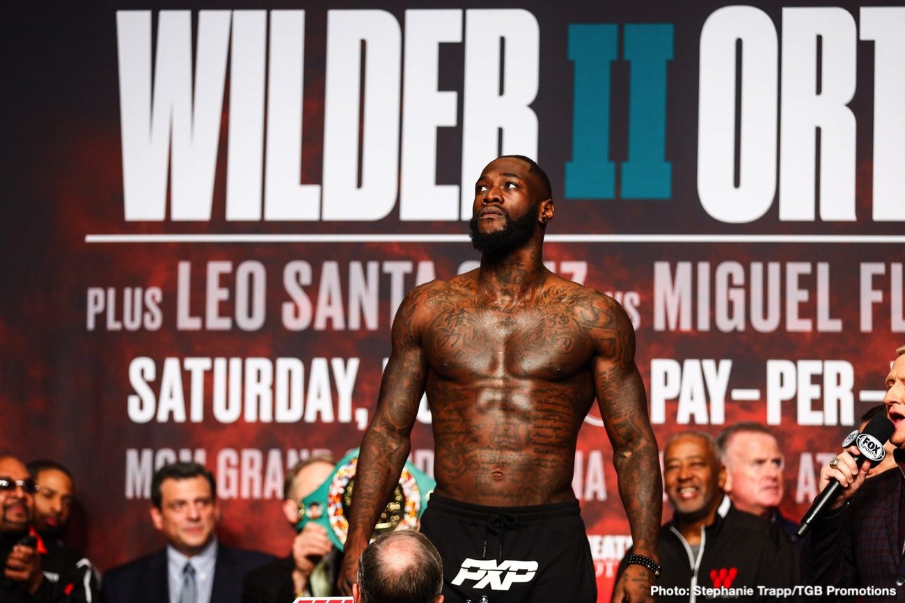 Luis Ortiz looks TRIM for Deontay Wilder rematch - weigh-in results