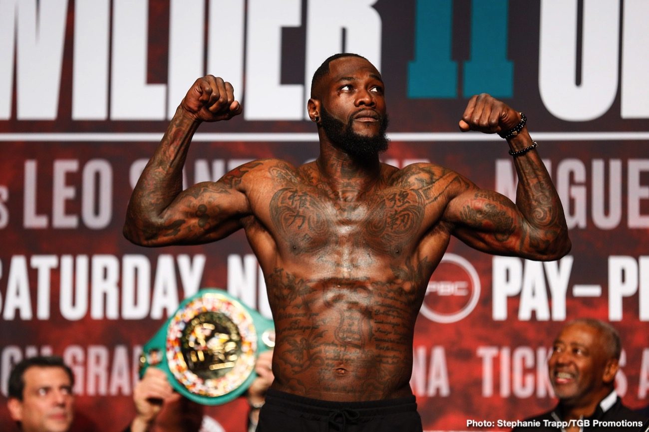 Luis Ortiz looks TRIM for Deontay Wilder rematch - weigh-in results