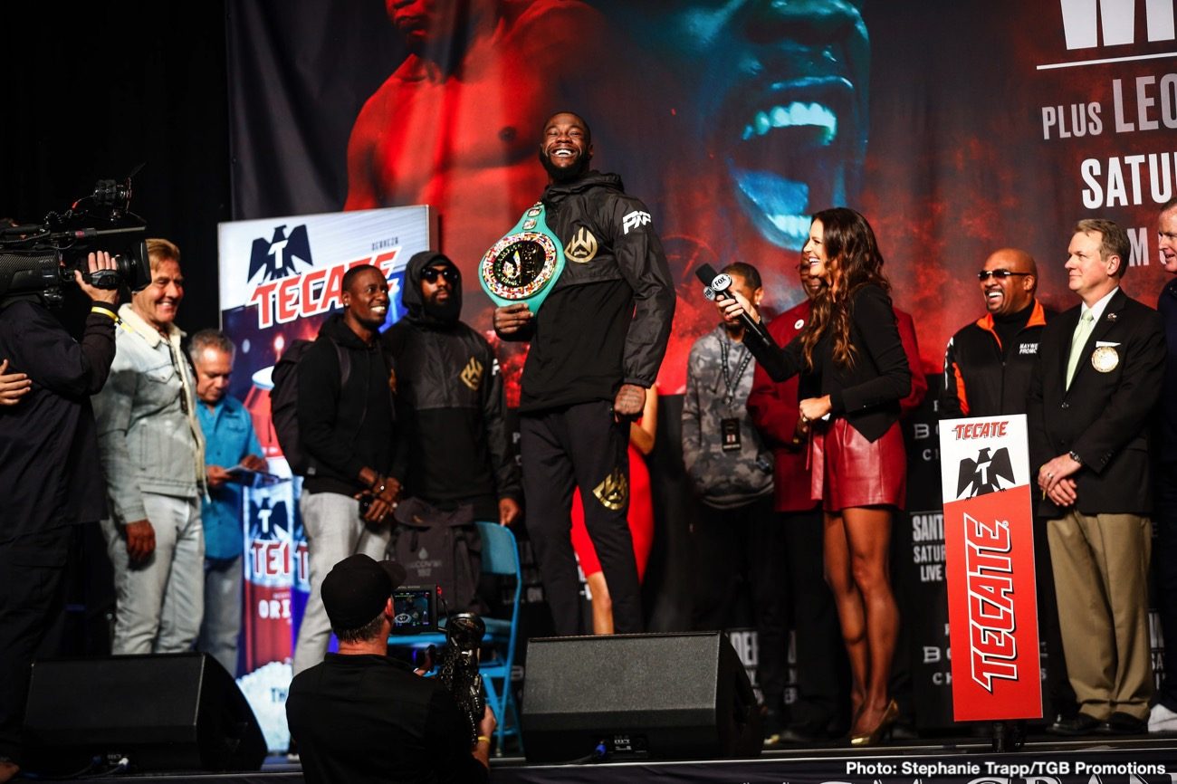 Luis Ortiz looks TRIM for Deontay Wilder rematch - weigh-in results