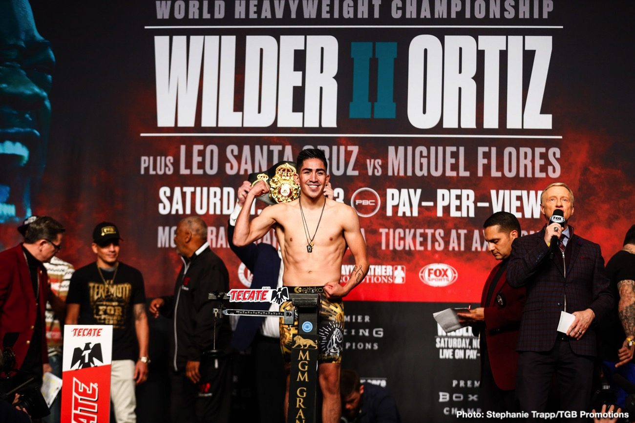 Luis Ortiz looks TRIM for Deontay Wilder rematch - weigh-in results