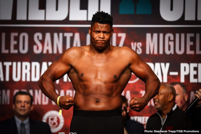 Luis Ortiz Aiming For August/September Return; Hopes For Two Fights This Year