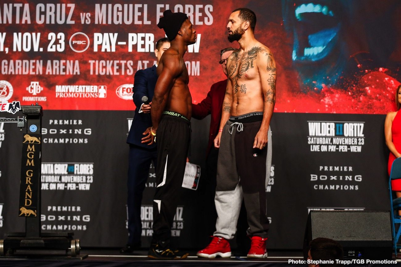 Luis Ortiz looks TRIM for Deontay Wilder rematch - weigh-in results