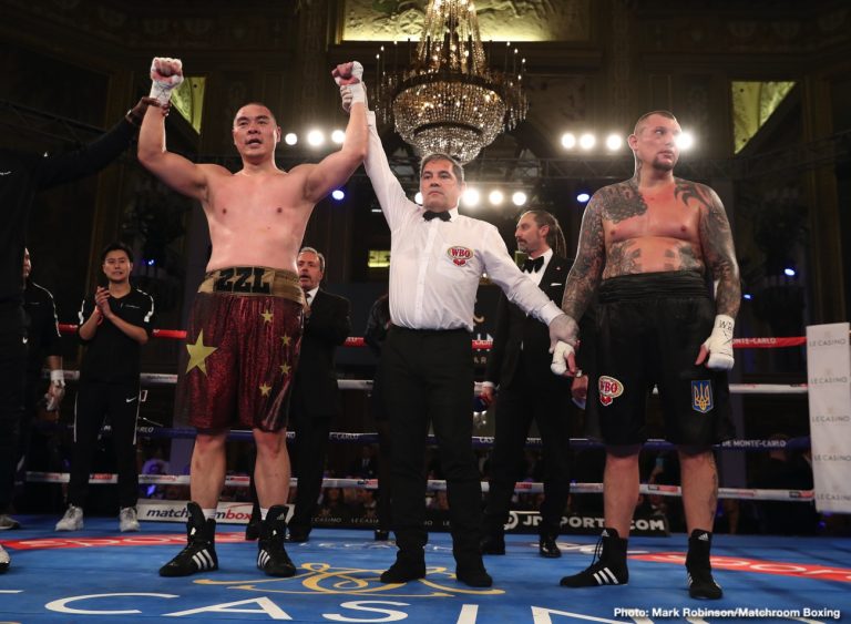 RESULTS: Zhilei Zhang Pounds Out Ten-Round Decision Over A Very Game Rudenko