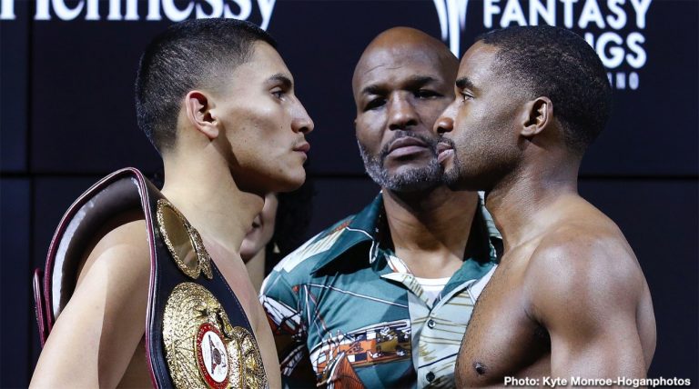 Vergil Ortiz - Brad Solomon DAZN Weigh In Results