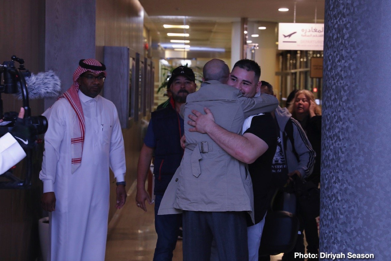 Joshua vs Ruiz 2: Andy Ruiz Lands In Saudi Arabia For Clash On The Dunes