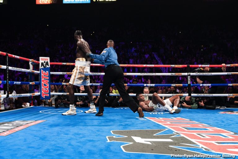 RESULTS: Wilder KOs Ortiz In Seven, Santa Cruz Wins