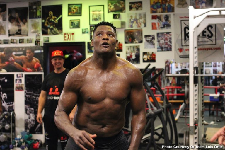 Luis Ortiz training quotes for Nov.23 fight with Deontay Wilder