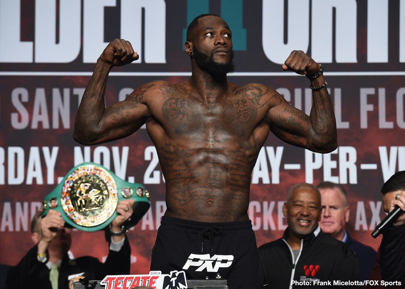 Luis Ortiz looks TRIM for Deontay Wilder rematch - weigh-in results