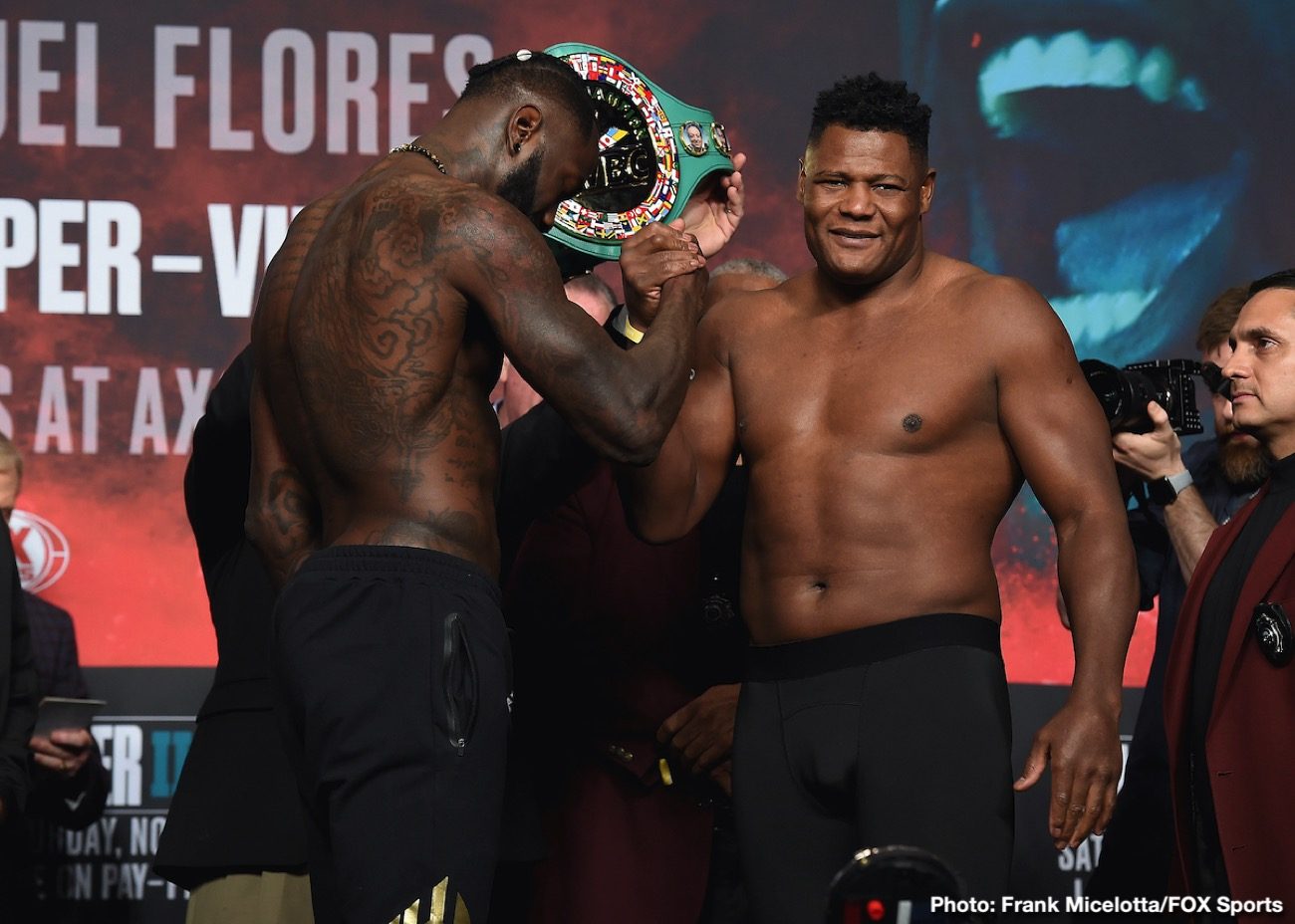 Luis Ortiz looks TRIM for Deontay Wilder rematch - weigh-in results