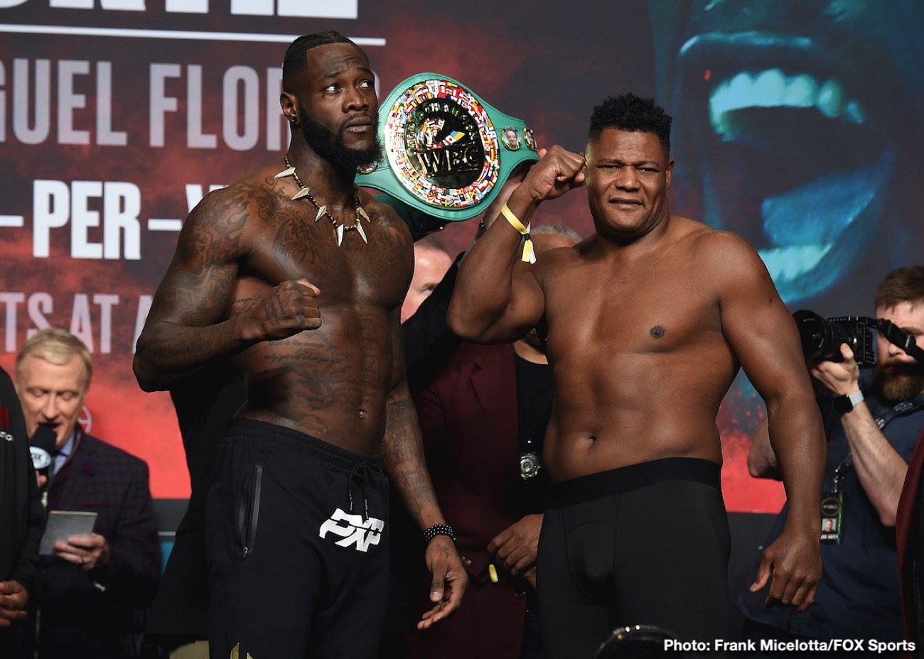 Luis Ortiz looks TRIM for Deontay Wilder rematch - weigh-in results