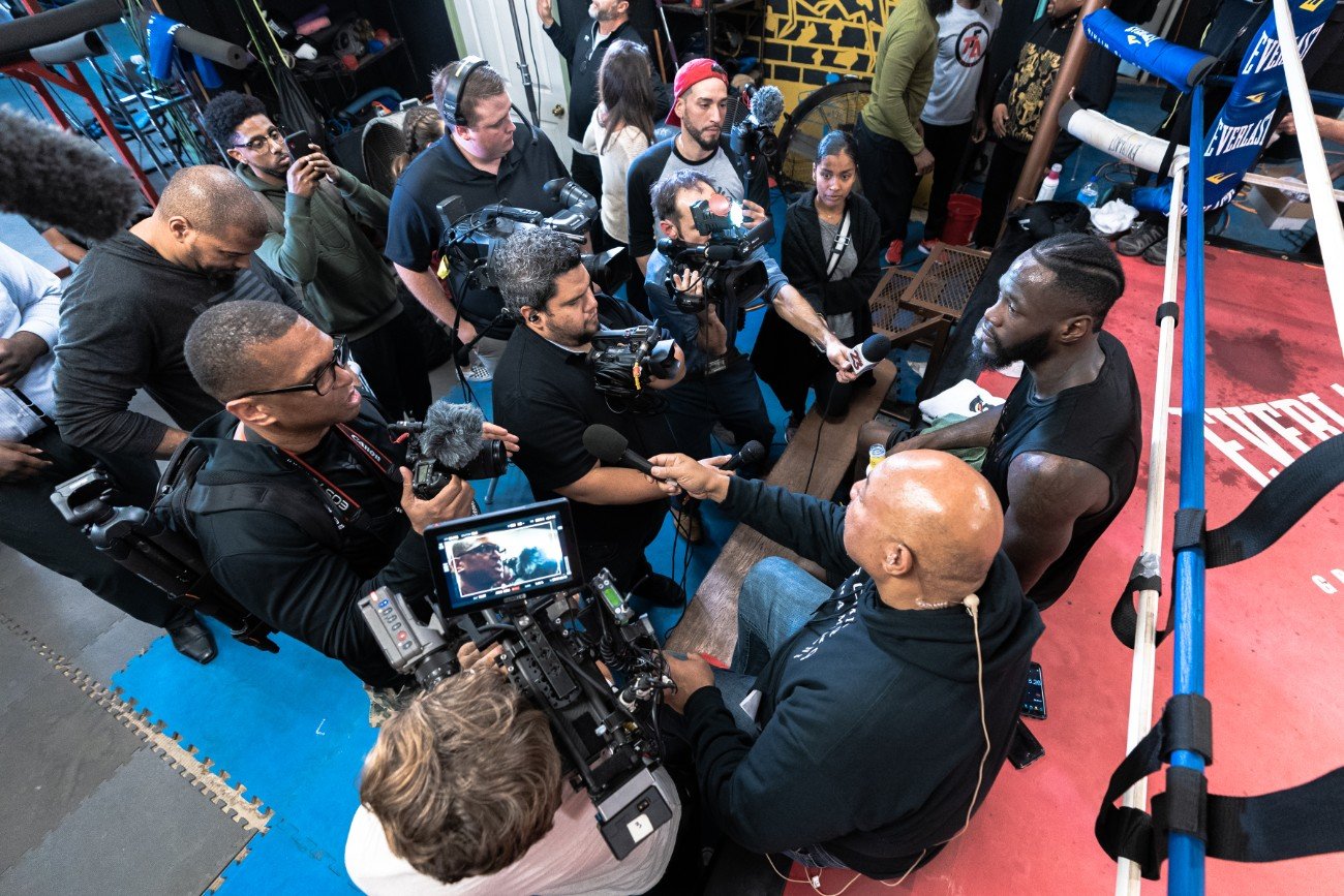 Deontay Wilder and Luis Ortiz international media transcript quotes
